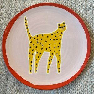 Folksong Feline Plate by Marcelo Velho for Anthropologie.